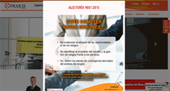 Desktop Screenshot of praxxis-consultores.com